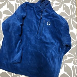 Official NFL COLTS 3/4 zip reversible jacket